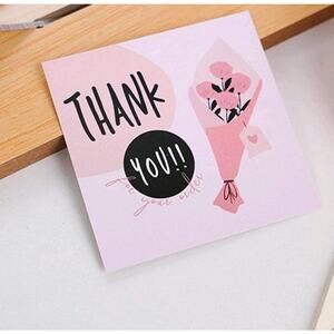 x50 "Thank you for your order" ‎ card shipping supplies